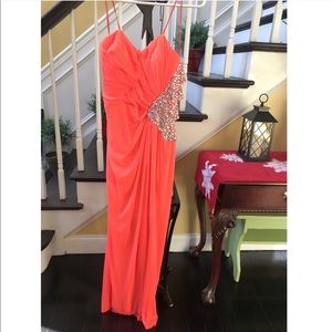 Peach Prom Dress